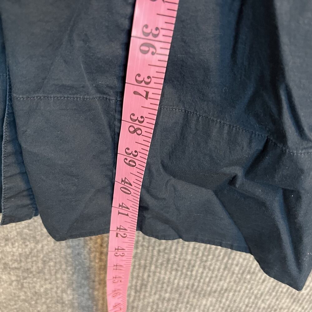 Club Monaco Womens Cotton Poplin Dress Size 0 Navy Blue Timeless Classic - Picture 9 of 11